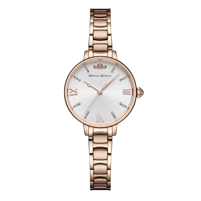 Наручные кварцевые часы Mikhail Moskvin Elegance золотистые