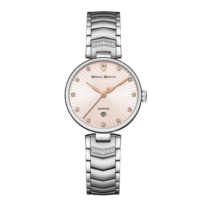 Наручные кварцевые часы Mikhail Moskvin Elegance серебристые