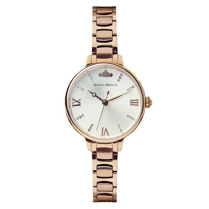Наручные кварцевые часы Mikhail Moskvin Elegance золотистые