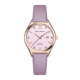 Наручные кварцевые часы Mikhail Moskvin Elegance с розовым ремешком