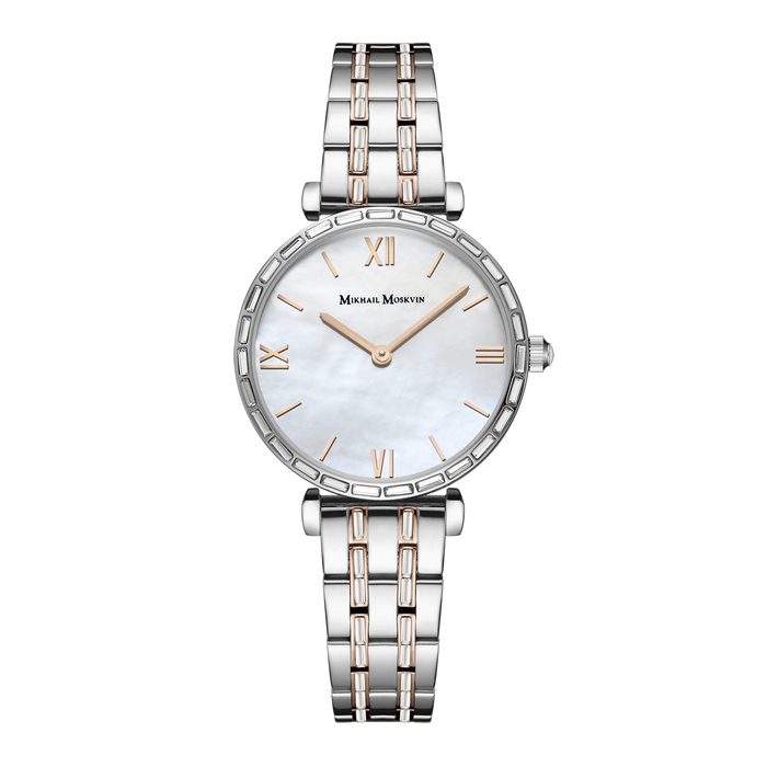 Наручные кварцевые часы Mikhail Moskvin Elegance серебристые