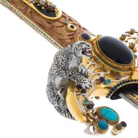 Сабля "Барс" из дамасской стали, Златоуст Сабля "Барс" из дамасской стали, Златоуст