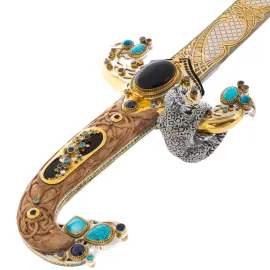 Сабля "Барс" из дамасской стали, Златоуст Сабля "Барс" из дамасской стали, Златоуст