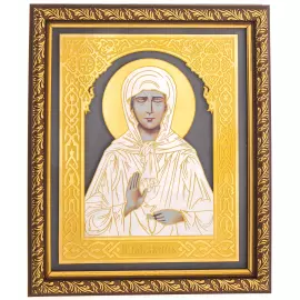 Икона "Святая Матрона московская" Златоуст