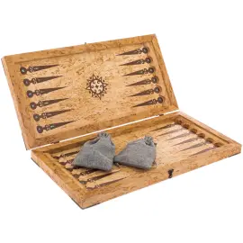 Нарды из карельской березы "Медведь" большие Нарды из карельской березы "Медведь" большие