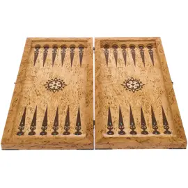 Нарды из карельской березы "Медведь" большие Нарды из карельской березы "Медведь" большие