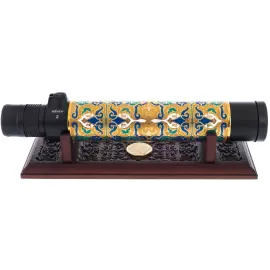 Telescope "Oriental ornament" with enamels, Zlatoust