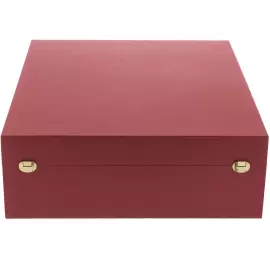Коробка подарочная с фурнитурой 50х50х30см красная