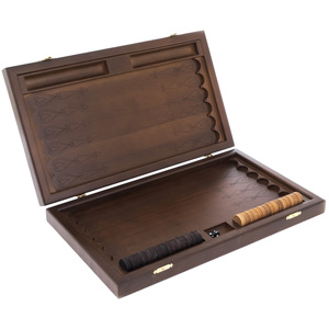Beech backgammon with patina "Kul Sharif Mosque"