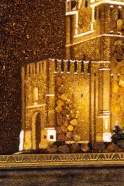 Картина из янтаря "Кремль"