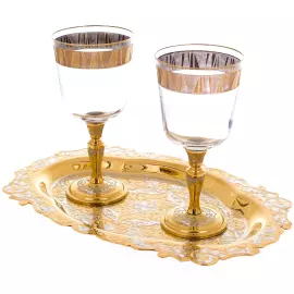 Набор для вина "Романтика" на 2 персоны,  Златоуст