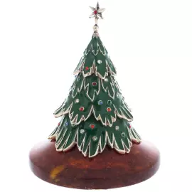 Сувенир из янтаря "Новогодняя ель"