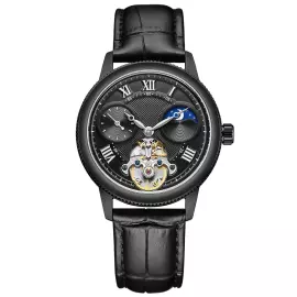 Наручные механические часы с автоподзавод Mikhail Moskvin "Elegance" черные