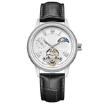 Mikhail Moskvin "Elegance" Self-winding Mechanical Wristwatch with Black Strap