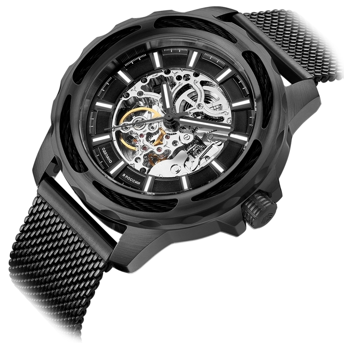 Mikhail Moskvin "Elegance" Self-winding Mechanical Wristwatch black