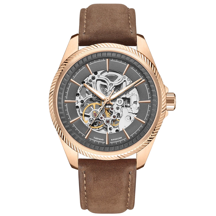 Mikhail Moskvin "Elegance" Self-winding Mechanical Wristwatch brown