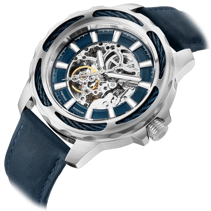 Mikhail Moskvin "Elegance" Self-winding Mechanical Wristwatch blue
