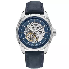 Наручные механические часы с автоподзаводом Mikhail Moskvin "Elegance" синие