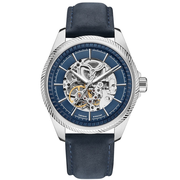 Mikhail Moskvin "Elegance" Self-winding Mechanical Wristwatch blue