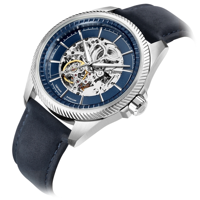 Mikhail Moskvin "Elegance" Self-winding Mechanical Wristwatch blue
