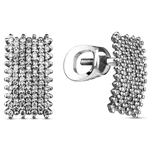 Earrings in white gold with diamonds