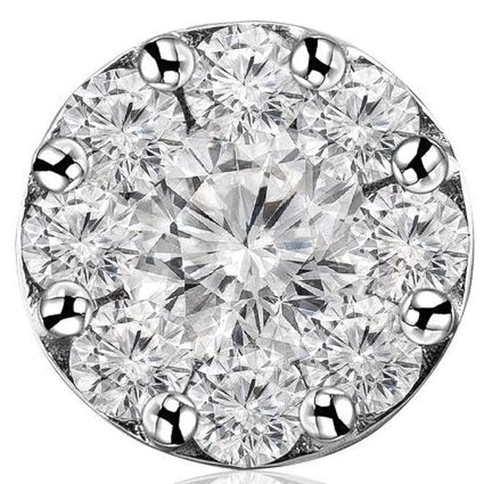 White gold pendant with diamonds