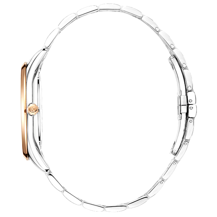 Lincor Quartz Wristwatch in silver and gold