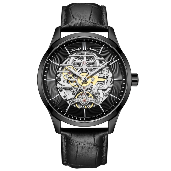 Mikhail Moskvin "Elegance" self-winding Mechanical Watch with Black strap
