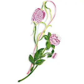 Брошь серебряная "Клевер" коллекции "Гербарий Татьяны Поляковой" Брошь серебряная "Клевер" коллекции "Гербарий Татьяны Поляковой"