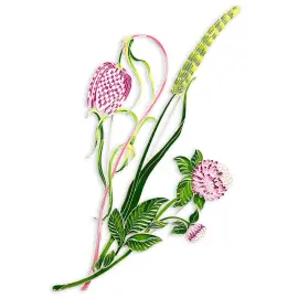 Брошь серебряная "Клевер" коллекции "Гербарий Татьяны Поляковой" Брошь серебряная "Клевер" коллекции "Гербарий Татьяны Поляковой"