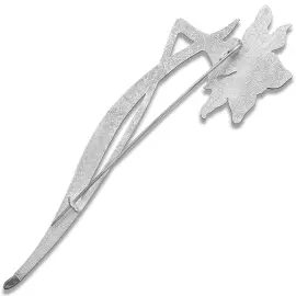 Silver brooch "Narcissus incomparable" from the collection "Herbarium of Tatyana Polyakova"