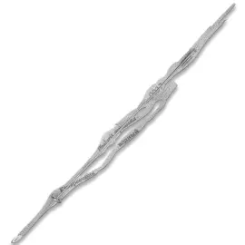 Silver brooch "Water canary" from the collection "Herbarium of Tatyana Polyakova"