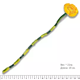 Silver brooch "Cup" of the collection "Herbarium of Tatyana Polyakova"