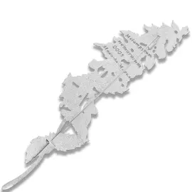 Silver brooch "Ivan da Marya" from the collection "Herbarium of Tatyana Polyakova"