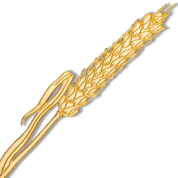 Silver brooch "Wheat" from the collection "Herbarium of Tatyana Polyakova"