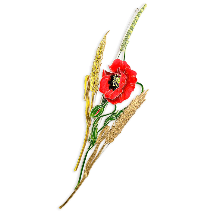 Silver brooch "Wheat" from the collection "Herbarium of Tatyana Polyakova"