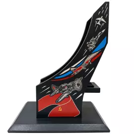 Набор книг в кожаном переплете на подставке "История авиации" в 2-х томах