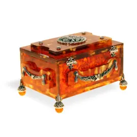 Шкатулка из янтаря "Княжеская"