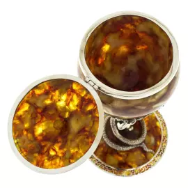Шкатулка из янтаря "Искушение"