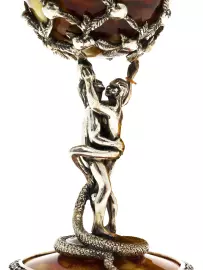 Шкатулка из янтаря "Искушение"