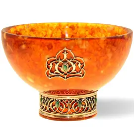 Пиала из янтаря "Восточная сказка" Пиала из янтаря "Восточная сказка"