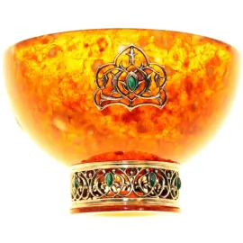 Пиала из янтаря "Восточная сказка" Пиала из янтаря "Восточная сказка"