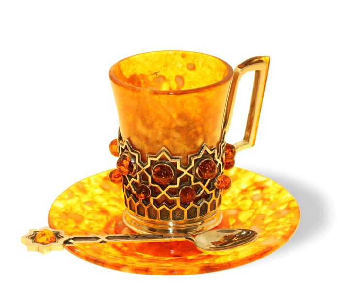 Amber coffee set "Vizier"