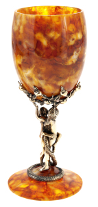 Amber wine glass "Temptation"