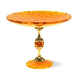 Конфетница из янтаря Конфетница из янтаря