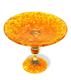 Конфетница из янтаря Конфетница из янтаря