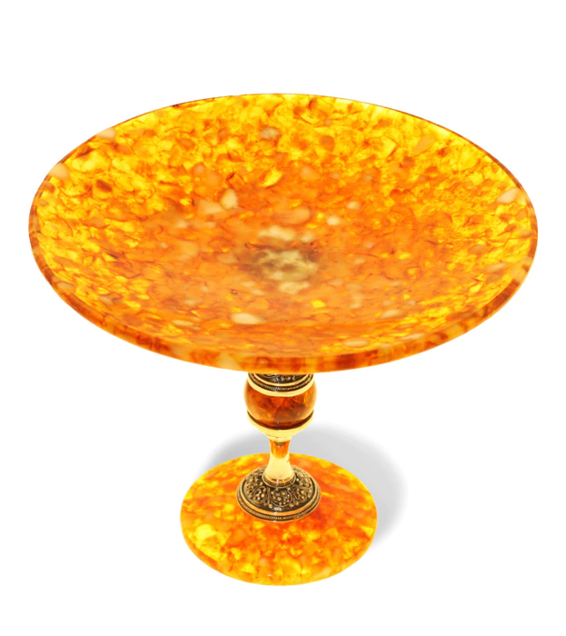 Candy bowl made of amber
