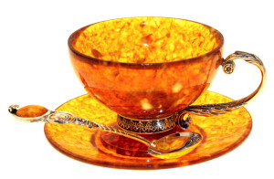 Amber tea set "Spring"