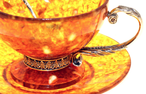 Amber tea set "Spring"