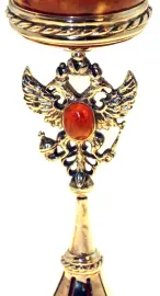 Бокал для вина из янтаря "Державный"